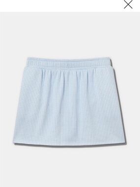 torrid Light Blue Gingham Mini Skirt